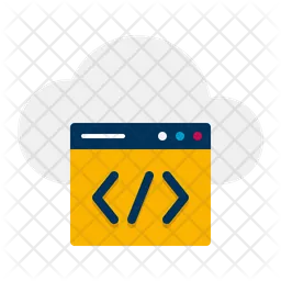 Cloud Coding  Icon