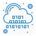 Cloud Coding Binary Coding Cloud Programming Icon