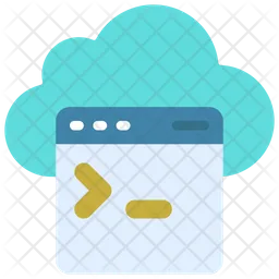 Cloud Coding  Icon