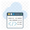 Cloud Programming Coding Cloud Icon