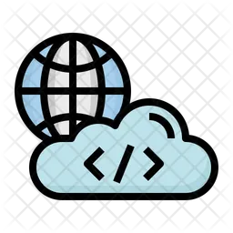 Cloud coding  Icon