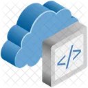 Cloud Computing Coding Icon