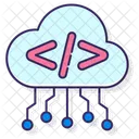 Cloud Coding Cloud Programming Cloud Computing アイコン
