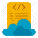 Cloud Coding Cloud Programming Cloud Computing アイコン