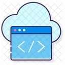 Cloud Coding Cloud Programming Cloud Computing アイコン