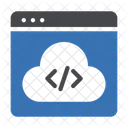 Cloud Coding Cloud Webpage アイコン