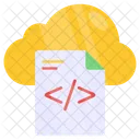 Cloud Coding Cloud Programming Software Development アイコン