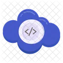 Cloud Coding Cloud Programming Software Development アイコン