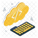 Cloud Coding Cloud Programming Software Development アイコン