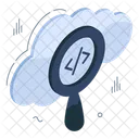Cloud Coding Cloud Programming Software Development アイコン