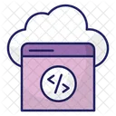 Cloud Coding Cloud Programming Development アイコン