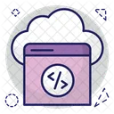 Cloud Coding  Icon