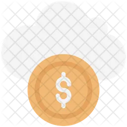 Cloud Coin  Icon