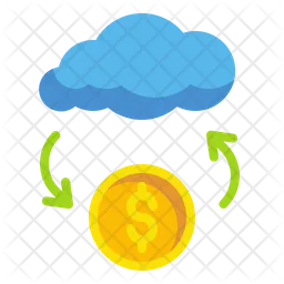 Cloud Coin  Icon