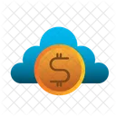Cloud Coin Coin Money Icon