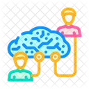 Collaboration Cloud Computing Icon