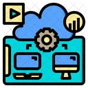 Comfortable Cloud System Online Icon