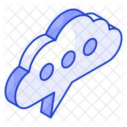 Cloud Communication  Icon