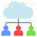 Cloud Communication Network Icon