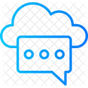 Cloud Communication Cloud Message Cloud Icon