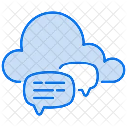 Cloud communication  Icon