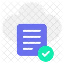 Cloud Compliance Technology Network Icon