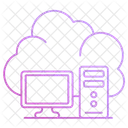 Cloud-Computer  Symbol