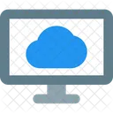 Cloud Computer  Icon
