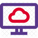 Cloud-Computer  Symbol