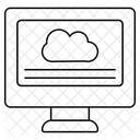 Cloud-Computer  Symbol