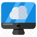Cloud Computer  Icon