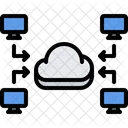 Cloud-Computer-Netzwerk  Symbol