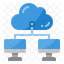 Cloud computer storage  Icon