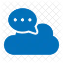 Cloud Computing Massage Network Icon