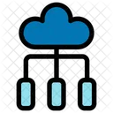 Cloud Computing Cloud Data Storage Icon