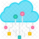 Cloud Computing Cloud Service Ai Icon