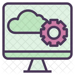 Cloud Computing Logo Icon
