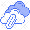 Cloud Computing Paper Clip Cloud Computing Icon