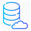 Cloud Computing Data Database Icon