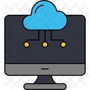 Cloud Computing Cloud Speicher Virtueller Server Symbol