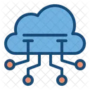 Cloud Computing Cloud Connection Online Data Storage Icon