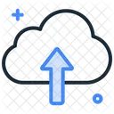 Cloud Computing Upload To Cloud Uploading Icon
