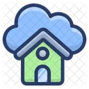 Cloud Computing Cloud Data Cloud Home Storage Icon