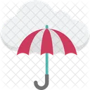 Cloud Computing Cloud Network Umbrella Icon