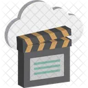 Cloud Computing Clapper Multimedia Cloud Icon
