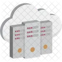 Cloud Computing Network Server Cloud Hosting Icon