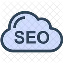 Seo Cloud Computing Server Icon