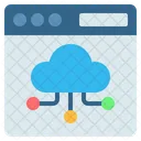 Cloud Computing Web Icon