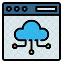 Cloud Computing Web Icon