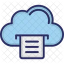Cloud Computing Document File Sharing Icon
